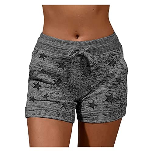 Nantdog Women's Plus Size Casual Summer Shorts with Pockets