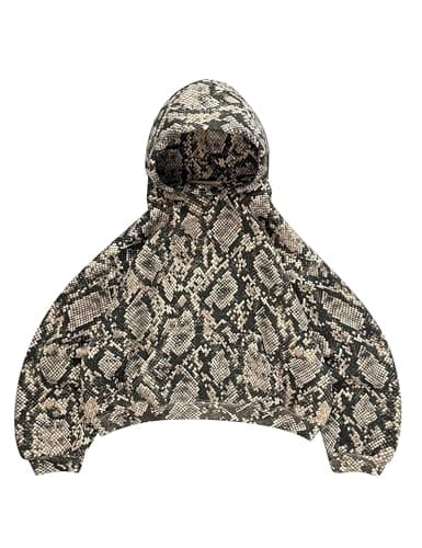MSBESYOR Leopard Print Oversized Hoodie for Men & Women