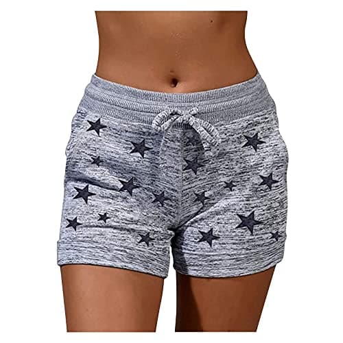 Nantdog Women's Plus Size Casual Summer Shorts with Pockets