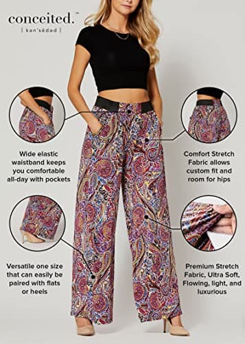 Elegant Palazzo Pants for Women - Casual to Dressy - Essential Piece