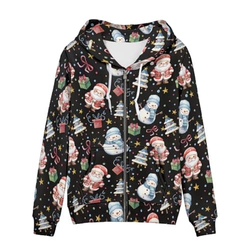 SEANATIVE Women's Zip-Up Hoodie Sweatshirt Size XS-5XL