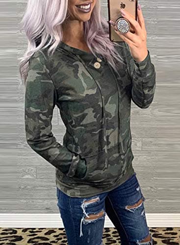 Dokotoo Women's Casual Long Sleeve Hoodies With Pockets