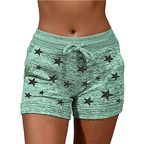 Nantdog Women's Plus Size Casual Summer Shorts with Pockets