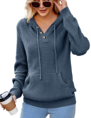 2024 Fall Women's Oversized Knit Hoodies