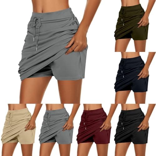 High-Waisted Women's Tennis Golf Skirts with Pockets for Sports Pickleball