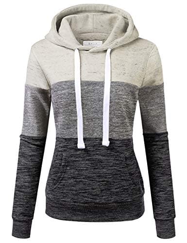 DOUBLJU Women's Plus Size Lightweight Comfy Pullover Hoodie