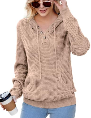2024 Fall Women's Oversized Knit Hoodies