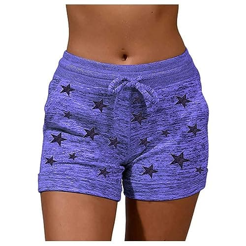 Nantdog Women's Plus Size Casual Summer Shorts with Pockets
