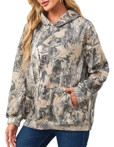 Calbatic Oversized Leopard Print Hoodie for Women and Men Long Sleeve Hooded Sweatshirts Cute Pullover with Pocket