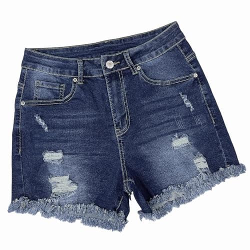 BIUDI FOX High-Waist Ripped Stretch Skinny Jean for Plus Size Women