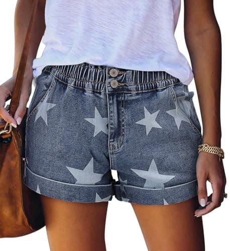 StunShow Women's Mid-Waist Denim Shorts