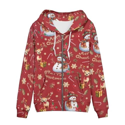 SEANATIVE Women's Zip-Up Hoodie Sweatshirt Size XS-5XL