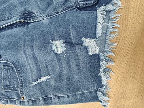 Metietila Women's Casual High Waisted Denim Shorts