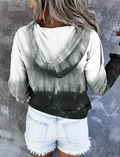 Women's Button Down Hooded Sweatshirts with Pockets