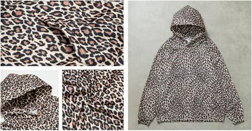 Hesaco Oversized Leopard Print Hoodie Y2K Streetwear Sweatshirt