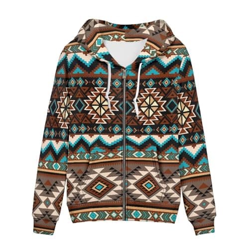 SEANATIVE Women's Zip-Up Hoodie Sweatshirt Size XS-5XL