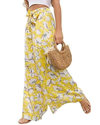 QIANXIZHAN Women's Wide Leg Palazzo Pants