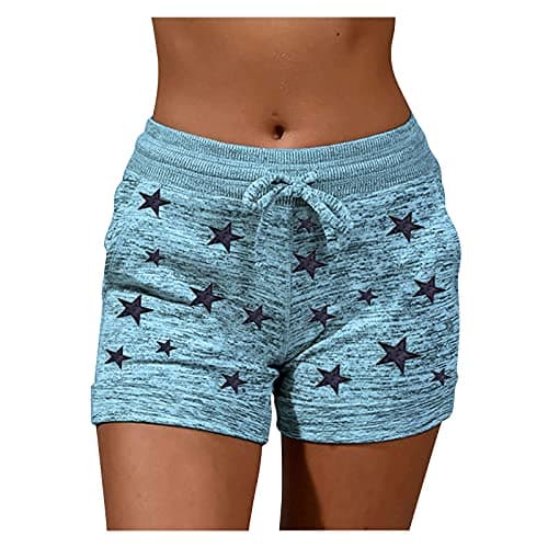 Nantdog Women's Plus Size Casual Summer Shorts with Pockets