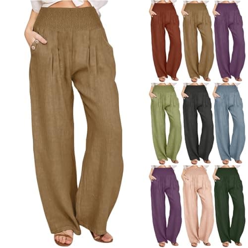 Trendy 2024 Wide Leg Palazzo Pants for Women