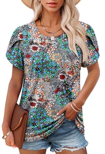 Simplified: Casual Summer Tops for Women by Angerella in Various Sizes