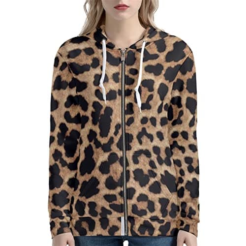 SEANATIVE Women's Zip-Up Hoodie Sweatshirt Size XS-5XL