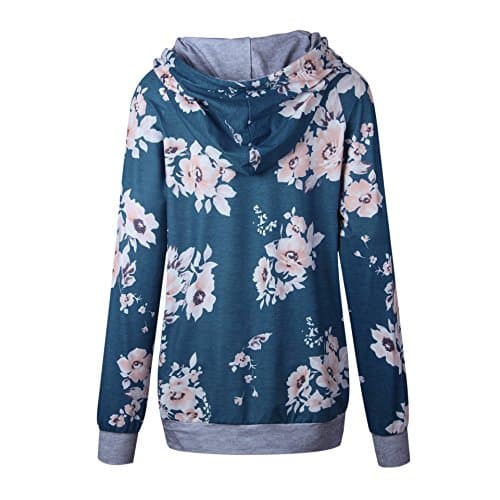 Barlver Women's Casual Hooded Sweatshirt with Cowl Neck and Pockets