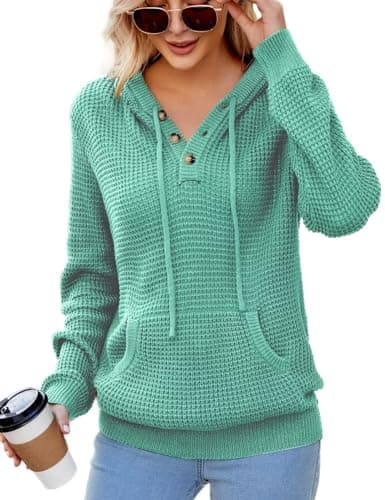 2024 Fall Women's Oversized Knit Hoodies