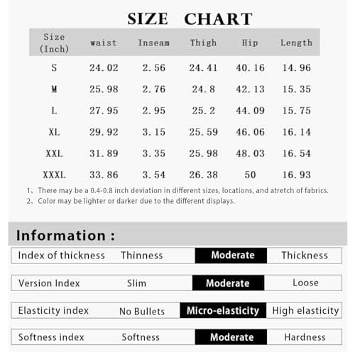 Shusuen Women's Casual Stretch Shorts