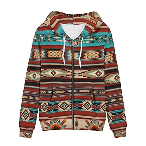 SEANATIVE Women's Zip-Up Hoodie Sweatshirt Size XS-5XL