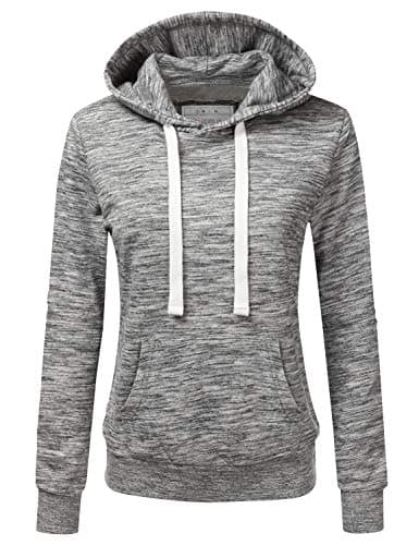 DOUBLJU Women's Plus Size Lightweight Comfy Pullover Hoodie