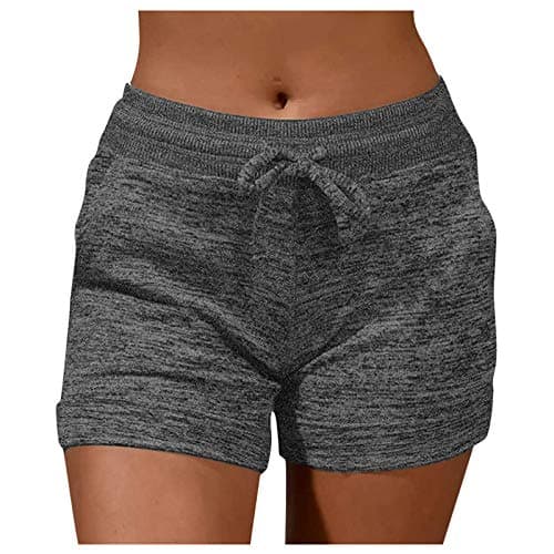 Nantdog Women's Plus Size Casual Summer Shorts with Pockets