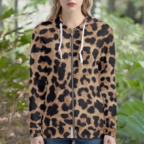 SEANATIVE Women's Zip-Up Hoodie Sweatshirt Size XS-5XL