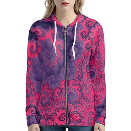 Irisjudy Leopard Print Hooded Sweatshirt with Pocket