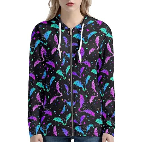 Irisjudy Leopard Print Hooded Sweatshirt with Pocket