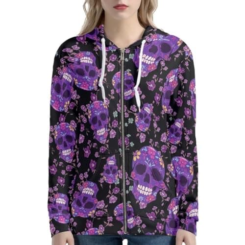 Irisjudy Leopard Print Hooded Sweatshirt with Pocket