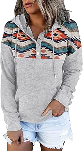 Women's Tie Dye Hoodie with Colorblock Design and Pocket