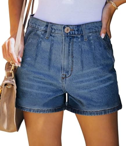 StunShow Women's Mid-Waist Denim Shorts
