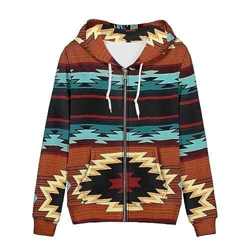 SEANATIVE Women's Zip-Up Hoodie Sweatshirt Size XS-5XL