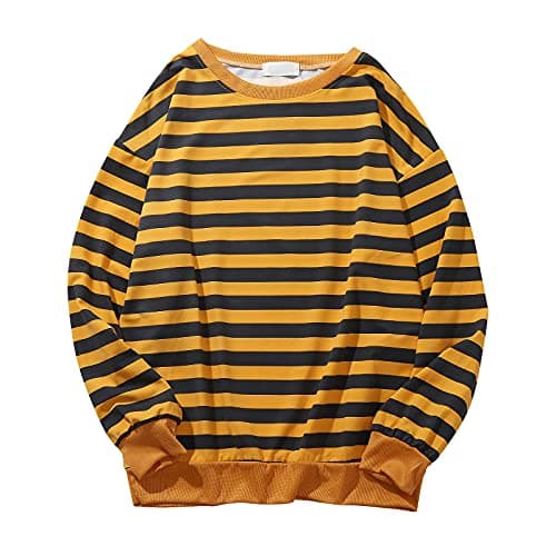 2024 Fall Fashion Plus Size Women's Striped Sweatshirt