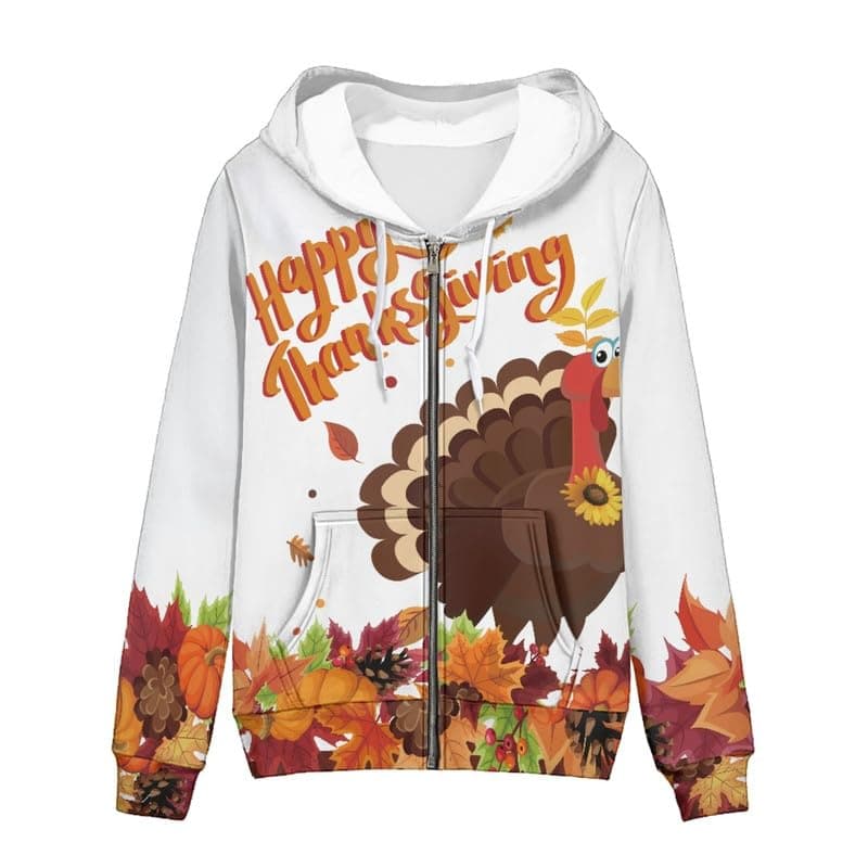 Irisjudy Monet Art Color Stripe Zip Hoodie for Women