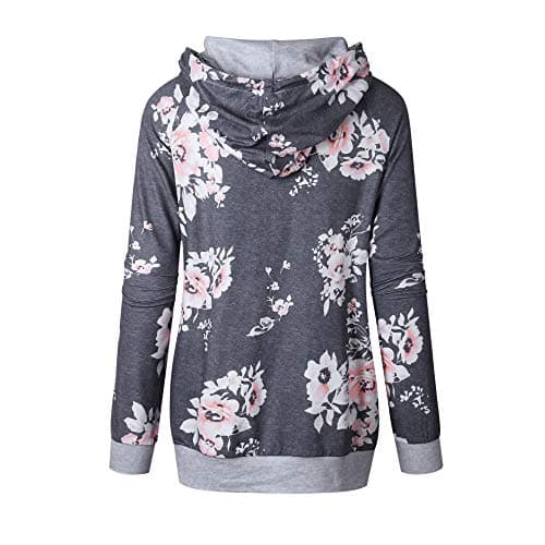 Women's Casual Hooded Sweatshirt with Pockets by Barlver
