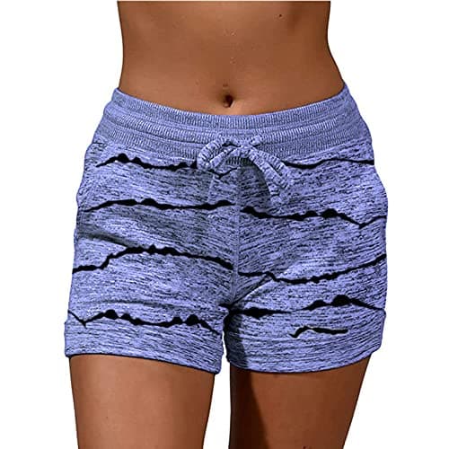 Nantdog Women's Plus Size Casual Summer Shorts with Pockets