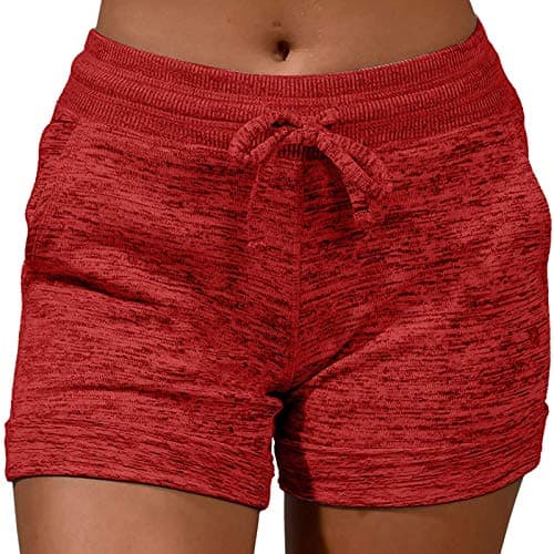 Nantdog Women's Plus Size Casual Summer Shorts with Pockets
