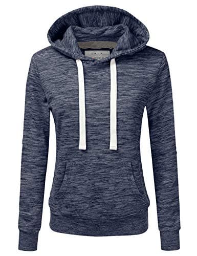 DOUBLJU Women's Plus Size Lightweight Comfy Pullover Hoodie