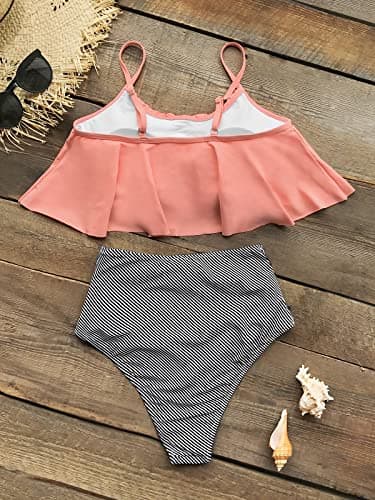 CUPSHE Women's High Waisted Bikini Set