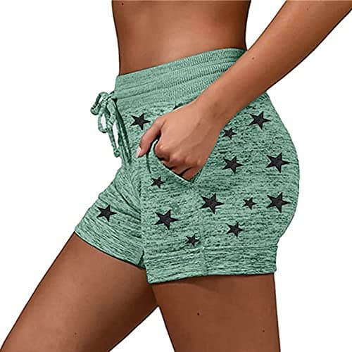 Nantdog Women's Plus Size Casual Summer Shorts with Pockets