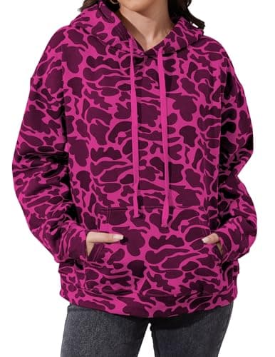Ziesexy Women's Camo Hooded Sweatshirt with Pocket