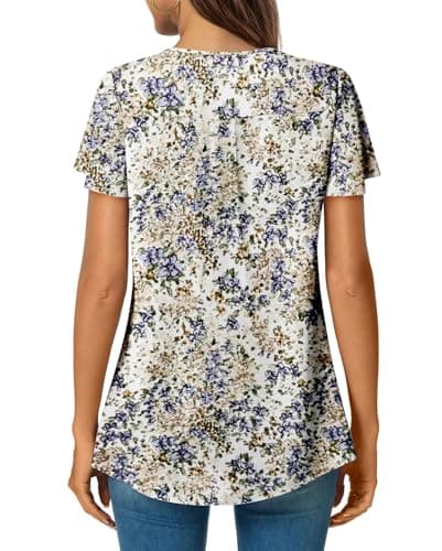 Angerella Women's Casual V-Neck T-Shirts for Leggings