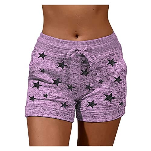 Nantdog Women's Plus Size Casual Summer Shorts with Pockets