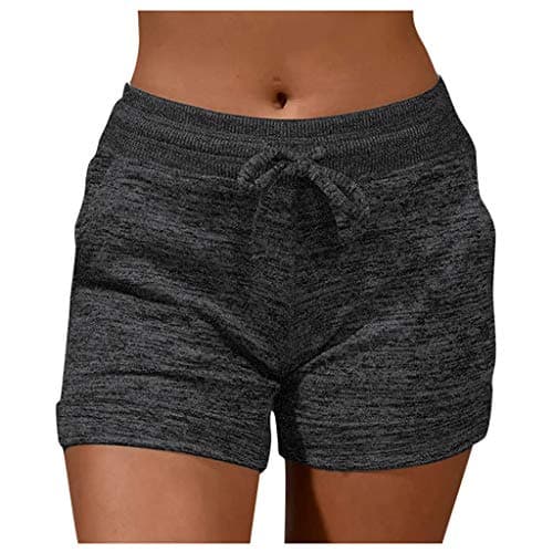 Nantdog Women's Plus Size Casual Summer Shorts with Pockets